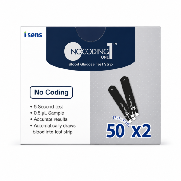 Nocoding One i-sens Glucose Test Strips 100